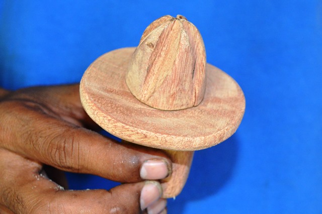 Lime squeezer pictured was made by WAM instructor Linton