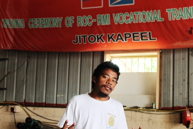 Alumni Handy Aisek graduated from WAM’s 2013 program. He is now a trainer in the Jitok Kapeel Program, which teaches youth vocational skills.
