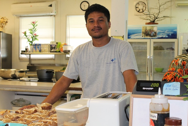 Alumni Kashuo Kojjo is a graduate of the 2013 training program and shortly after was hired on at the Wellness Center next to Majuro Hospital.