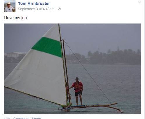 US Ambassador Tom Armbruster on facebook