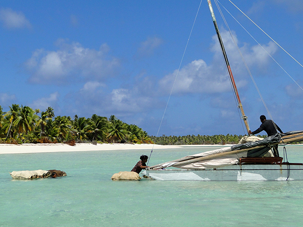 copra farmer’s canoe