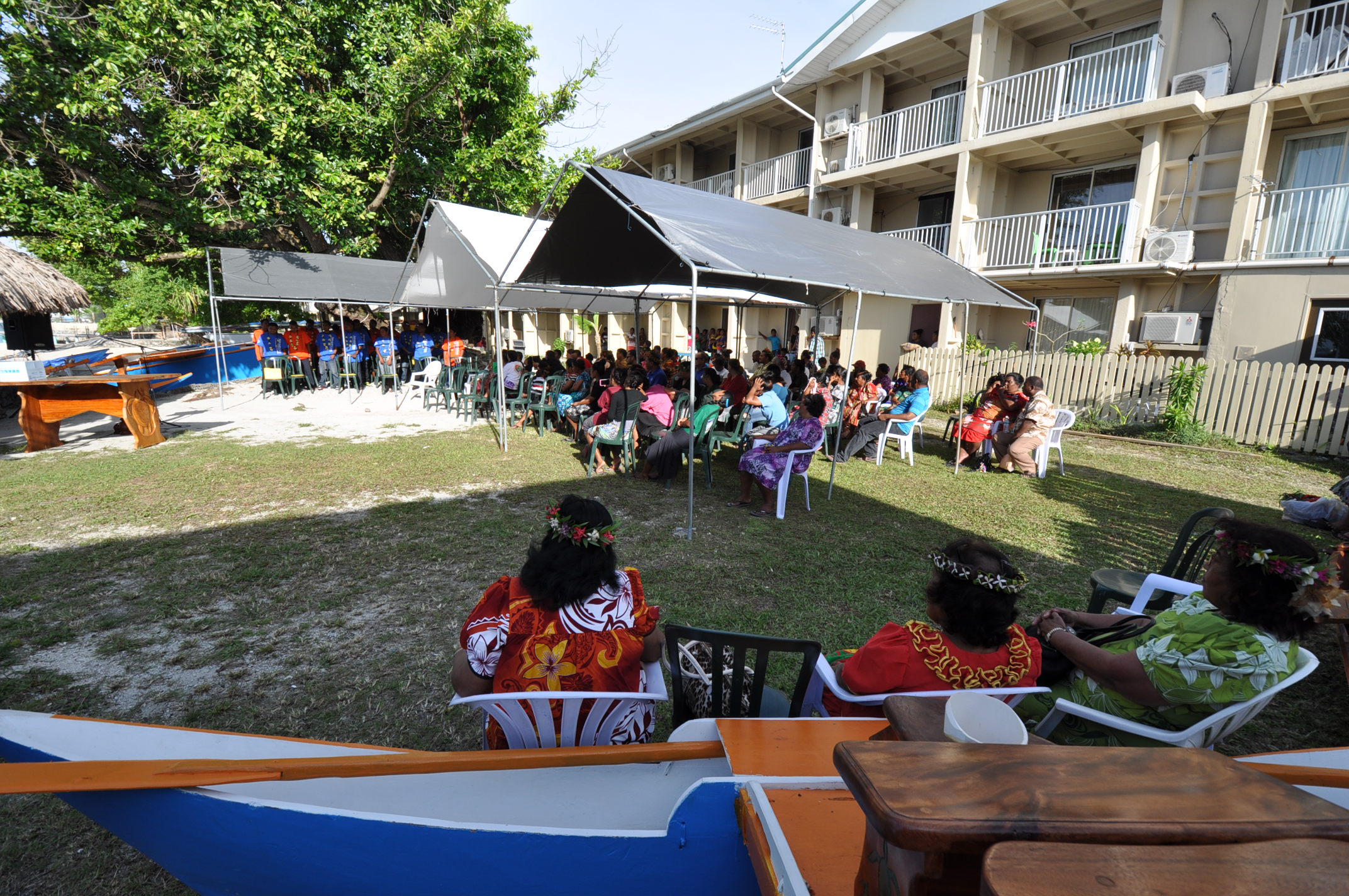 Large crowd in attendance to this year's graduation ceremony - Photo Clem Ellasos