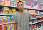 WAM 2015 alumni Jackhead Francis at work at Payless Supermarket. Photo: Tolina Tomeing
