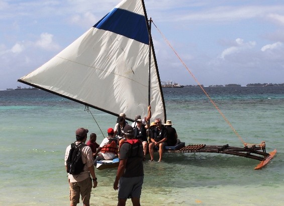 Passengers from the Silver Discoverer go for a ride. Photo: Joel Bowman